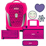 Scout Sunny II Scout Sunny II Schulranzen Set 4-tlg. Neon Safety Pink Glow