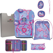 derdiedas Schulranzen Set 5-tlg. ErgoFlex Tiny Superflash Magic Unicorn