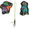 DerDieDas Wechselbuttons Glow 3er Set Funny Fighter