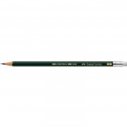 Faber-Castell Bleistift Faber-Castell Bleistift 9000 B mit Radierer