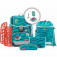 Step by Step Schulranzen Set 6-tlg. 2in1 Plus Happy Turtle