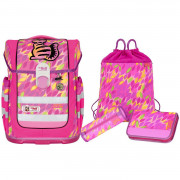 McNeill Schulranzen-Set McNeill Schulranzen-Set Ergo Complete DIN 4-tlg. Crazy Cat