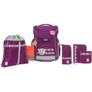 Lässig Ranzenset 7-tlg. Lässig Ranzenset 7-tlg. Slim Unique lilac