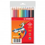 Farbstift Stabilo 203/12-D Trio 12er-Etui