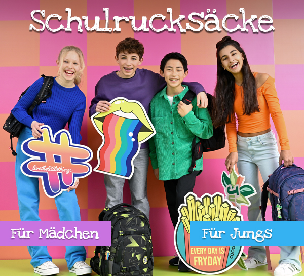 Schulrucksäcke für Jungen und Mädchen