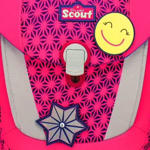 Scout Schulranzen DIN Neon Safety Pink Glow
