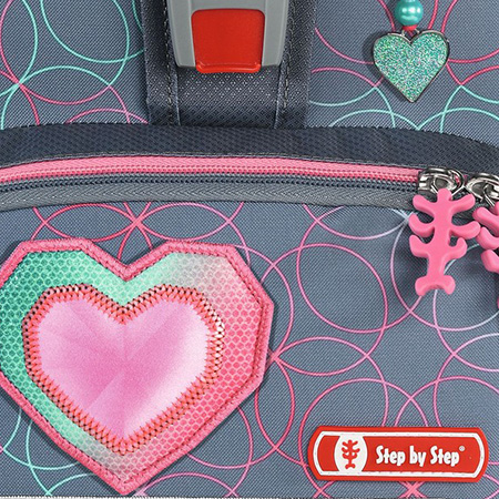 Step by Step Schulranzen Glitter Heart Hazel