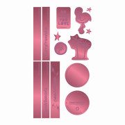 Coocazoo Reflektierendes Coocazoo Reflektierendes Sticker-Set "Berry"