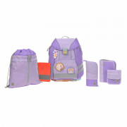 Lässig Ranzenset 5.tlg. Lässig Ranzenset 5.tlg. Flexy Unique violet/lavender