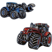 derdiedas Wechselbuttons 2tlg. Traktor