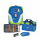 Scout Sunny II Schulranzen Set 4-tlg. Safety Light Blue Space