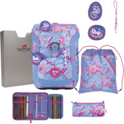 derdiedas Schulranzen Set 5-tlg. ErgoFlex Easy Superflash Magic Unicorn