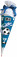 Roth Schultüte 68cm Soccer - Bastelset blau
