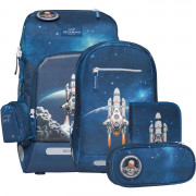Beckmann Active Air FLX Schulrucksack Set 6-tlg. Space Mission