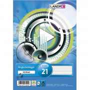 Ringbucheinlagen A5 RB550 Ringbucheinlagen A5 RB550 LPA chlorfrei 50 Blatt liniert