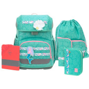 Lässig Ranzenset 6-tlg. Light Unique Seashell turqouise