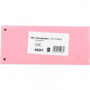 Trennstreifen RC BT1699 Trennstreifen RC BT1699 rosa 10,5 x 24 cm gelocht 180 g - Packung à 100 Stück