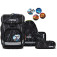 ergobag Cubo Light Schulranzen Set 5-tlg. Super ReflektBär