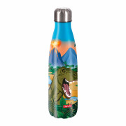 Step by Step Isolierte Step by Step Isolierte Edelstahl-Trinkflasche Dino Torex