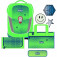 Scout Sunny II Schulranzen Set 4-tlg. Neon Safety Green Gecko