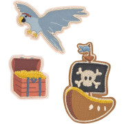 Lässig Textile Woven Sticker Stick on Pirates