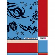 Collegeblock A4, 80 Collegeblock A4, 80 Blatt, CB480 KHF, kariert mit Rand links+rechts
