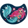 DerDieDas Wechselbuttons LED 1 Stück Mermaid