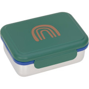 Lässig Lunchbox Stainless Steel Little Gang Rainbow green