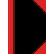 Chinakladde A4 kariert 96 Chinakladde A4 kariert 96 Blatt 29114 schwarz/rot