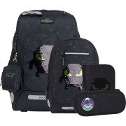 Beckmann Active Air FLX Schulrucksack Set 6-tlg. Pixel