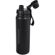 Coocazoo Isolierte Edelstahl-Trinkflasche Black