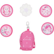Beckmann Mini Rucksack mit Buttons Strawberry