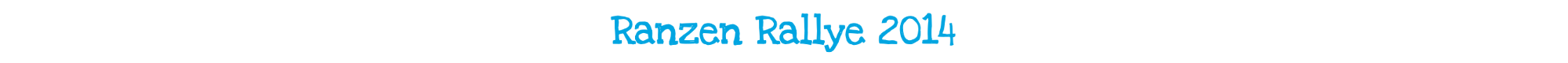 Ranzen Rallye 2014