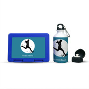 Brotdose + Trinkflasche Brotdose + Trinkflasche Fußball im Set