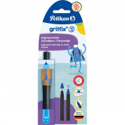 Pelikan Tintenschreiber Pelikan Tintenschreiber griffix® Neon Black für Linkshänder