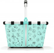 Reisenthel Einkaufskorb carrybag XS kids cats and dogs mint