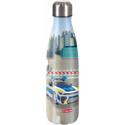 Step by Step Isolierte Edelstahl-Trinkflasche Police Car Cody