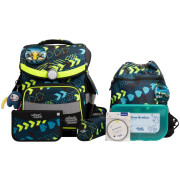 School Mood Schulranzenset 7-tlg. Timeless Pro Elias Rennwagen