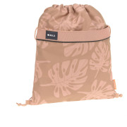 Bold School String Bag Bold Leaves caramel
