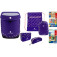 InnovabaQ Schulranzen-Set 8-tlg. Viola Pastell