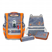 McNeill Schulranzen-Set McNeill Schulranzen-Set ERGO COMPLETE DIN 5tlg. FIRE