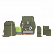 Lässig Ranzenset 6.tlg. Lässig Ranzenset 6.tlg. Boxy Unique olive