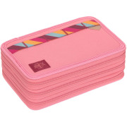 Lässig School Triple Pencil Case Unique pink