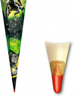 Roth Schultüte 85cm Robo-Rex Folie & Silbertüll