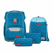 Step by Step BASIS Step by Step BASIS Schulranzen-Set Blue Hearts 4-tlg.