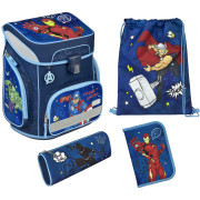 scooli EasyFit Schulranzen Set 5-tlg. Avengers