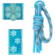 Bold Match School Patches Set Flower