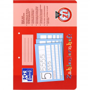 Oxford Zahlenlernheft A4 Oxford Zahlenlernheft A4 quer 16 Blatt Lineatur ZL