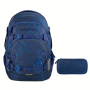 coocazoo Mate Schulrucksackset 2-tlg. Blue Motion