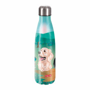 Step by Step Isolierte Step by Step Isolierte Edelstahl-Trinkflasche Dog Basty